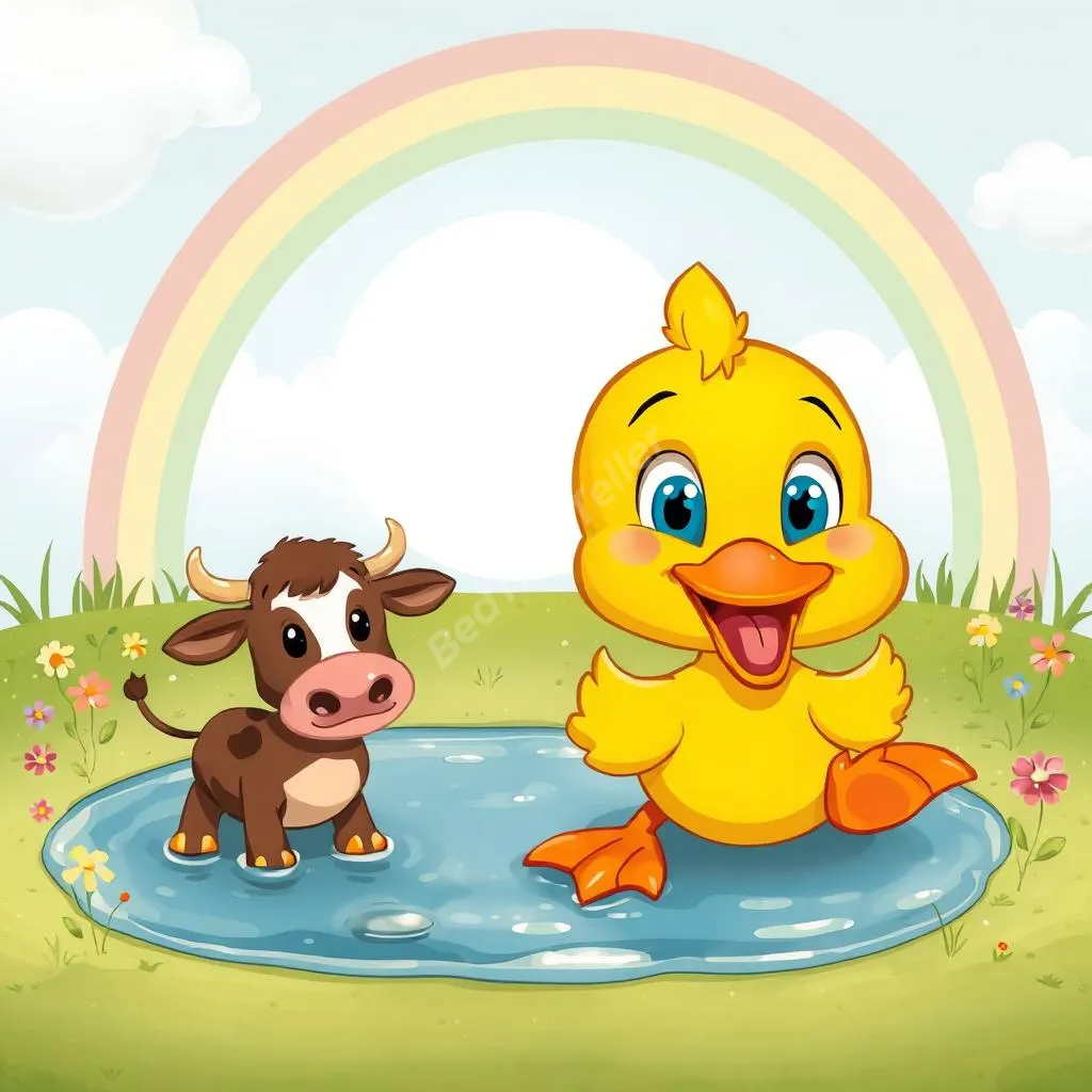 Quack discovers puddle, encouraging toddlers to explore and have fun safely